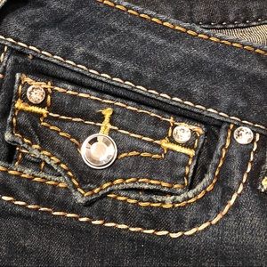 True Religion Jeans:  dark wash, bootcut, size 30.